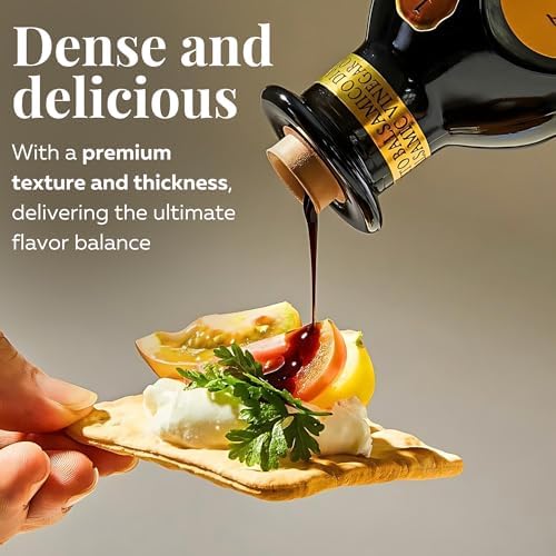 Balsamic Vinegar of Modena 8.45 fl.oz. (250ml), FONDO MONTEBELLO IGP-Certified, Dense and Delicious Balsamic Vinegar, Perfect for Salads, Meats and Desserts - Product from Italy