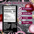 Foster's Pickled Red Onions in a Jar, 16oz, 2 Pack, Traditional Vegetables Recipe for 40 years, Gluten, Fat, and Preservative Free, Low Calorie Snack, Farm Pickled Onions