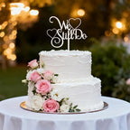 We Still Do Cake Topper - Shiny Wood Sign for Anniversary, Vow Renewal, Wedding Decor
