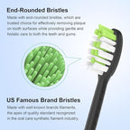 Replacement Toothbrush Heads Compatible with Philips Sonicare One Electric Toothbrush，Brush Head 10 Pack for HY1100 for HY1200 for BH1022,5black+5white