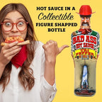 BAD ASS Premium Hot Sauce – Try if you dare! – Perfect Gourmet Gift for the Hot Sauce Fan (Tri Pepper)