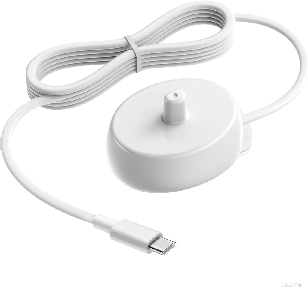 USB C Charger for Oral B Electric Toothbrush iO Series iO2 iO3 iO4 iO5 iO6, Genius X 7500, Smart/Pro, Vitality | 5V Replacement 3757 Induction Charging Base | Waterproof | Protable for Travel
