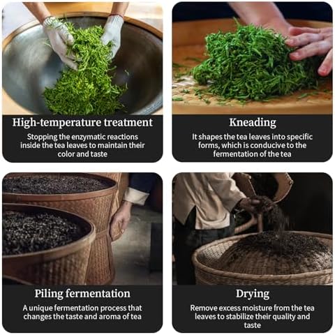 XIXICHA Pu-erh Tea Brick Produced in 2020 Aged Ripe Pu 'er Ancient tree Pu 'er tea Produced in Menghai，Yunnan 500g/17.64oz（250g*2）The aroma of jujubes Additive-free Chinese tea（400 cups）普洱熟茶 73枣香厚砖 云南勐海普洱茶砖