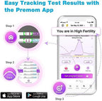 Easy@Home Ovulation Test Predictor Kit : Accurate Fertility Test for Women (Width of 5mm), Fertility Monitor Test Strips, 50 LH Strips with 50 Urine Cups