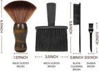 12PCS Hair Cutting Comb Set - Barber Combs for Men & Stylists - Barber Cape with Adjustable Neck Size & Neck Duster Brush