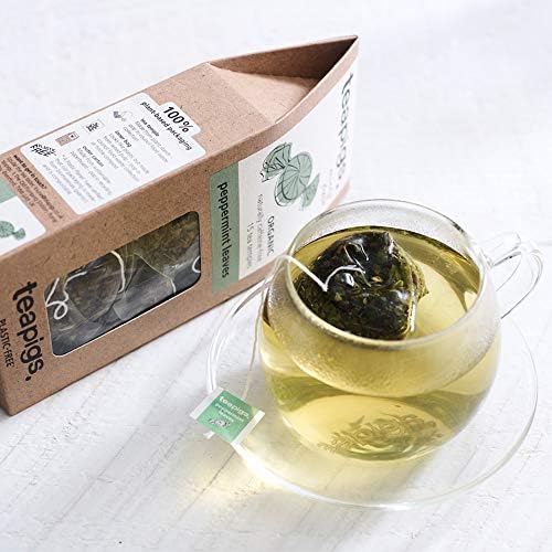 Teapigs Peppermint Leaves Loose Tea Made With Whole Tea Leaves, Natural Ingredients, Non-GMO, Caffeine-Free, Refreshing Flavor – 1 Pack of 100g Loose Tea