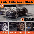 Armor All Garage Floor Mat (17' x 7'4"), Waterproof Garage Flooring, Absorbent, Premium Oil Spill Resistant Garage Pad, Durable, Protects Surfaces (Includes Double Sided Tape) (USA Made)