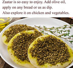 The Spice Way - Real Zaatar with Hyssop spice blend | 4 oz | (No Thyme that is used as an hyssop substitute). With sumac. No Additives, No Perservatives, (Za'atar/zatar/zahtar/zahatar/za atar)