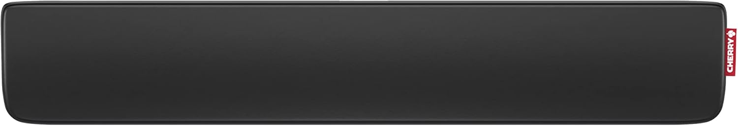 CHERRY PALMREST Ergo, Ergonomic Palm Rest, Compatible with Any Keyboard, extendable feet, 3 Different tilt Angles, Extra Wide, Black