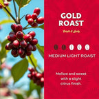 Lion Coffee Gold Roast Coffee Pods - Single-Serve Pods - Smooth Medium Roast - Arabica Coffee - Compatible with Single-Serve Brewing Systems - 12 Count Box