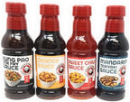 Panda Express Sauce Variety Bundle, 18.75 oz-20.75 oz (Pack of 4) includes 1-Bottle Sweet Chile Sauce, Mandarin Teriyaki Sauce, Orange Sauce, Kung Pao Sauce