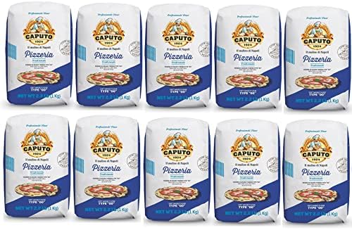 Antimo Caputo Pizzeria Blue 00 Italian Flour, Original, 2.2 Pound (Pack of 10)