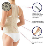 Neo G Dorsolumbar Support Brace - Back Support For Early Kyphosis, Rounded Shoulders, Posture Correction, Muscular Aches, Lumbar Support - Fully Adjustable - Class 1 Medical Device - Large - Long