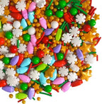 Christmas Sprinkles Edible Sugar Pearls Christmas Sprinkles for Cookie Decorating Holiday Baking Cupcake Cake Toppers Decoratings Supplies