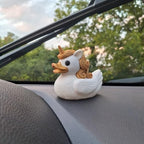3D Printed Duck Shaped Like a Unicorn