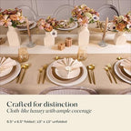 Disposable Linen-Feel Black Napkins, 6.5" x 6.5" Paper Napkins For Wedding, Party, Dinner Or Holiday (100 Pack)