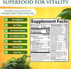 Sunlit Best Spirulina Tablets - Organic Spirulina Tablets USDA Premium 1000 Count - Natural Spirulinas Organic Burst for Immune Support Antioxidants, Energy Boost w/Chlorophyll - High Protein, Non GMO