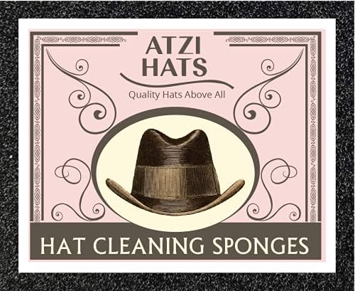 Felt Hat Cleaning Sponge - Hat Cleaner Cleaning Kit for Fedora Cowboy Cowgirl Hats - Clean Removes Lint and Dirt for Black Hats Western Hat Brush Cleaning