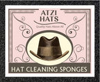 Felt Hat Cleaning Sponge - Hat Cleaner Cleaning Kit for Fedora Cowboy Cowgirl Hats - Clean Removes Lint and Dirt for Black Hats Western Hat Brush Cleaning