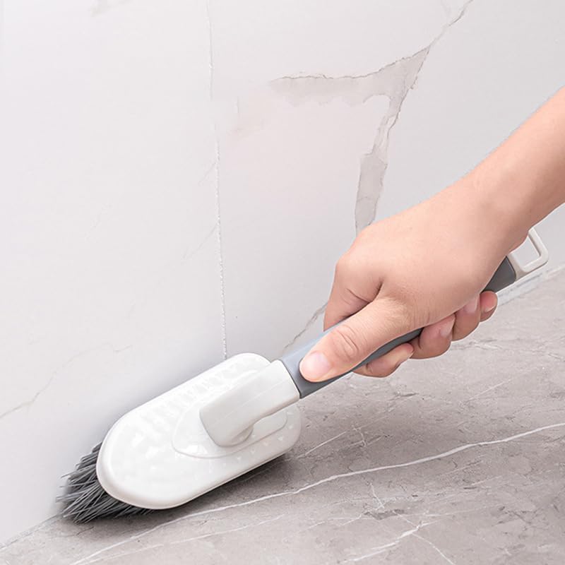 Tile Floor Gap Cleaning Brush Multipurpose Window Groove Brush Convenient Household Corner Cleaning Tools for Bathroom Kitchen (Green)