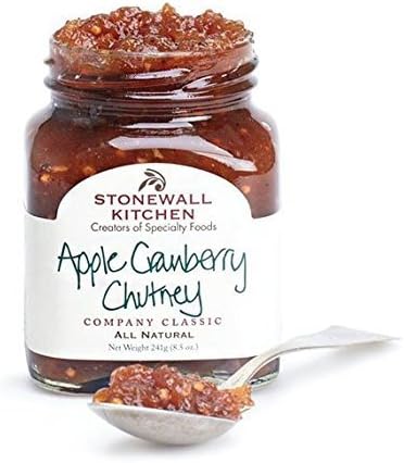 Stonewall Kitchens Apple Cranberry Chutney 8.5-Ounce Jars (Pack of 6)