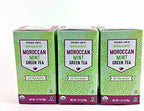 Trader Joe's Organic Moroccan Mint Green Tea 20 tea bags (Pack of 3)