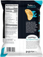 Popchips Gluten Free Popped Potato Chips Sea Salt & Vinegar, 0.8 oz. (Pack of 24)
