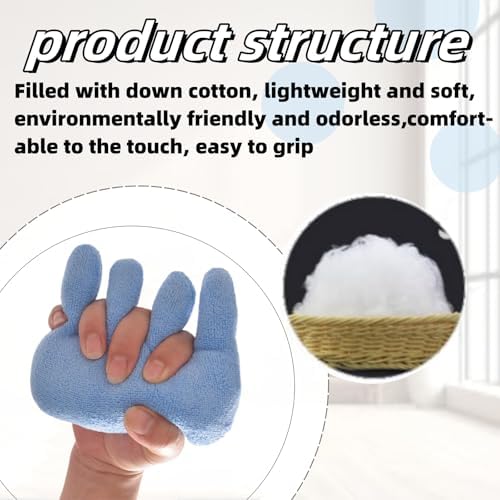 DEEYOTA Fingers Separation Pad,with an Elastic Palm Gripper,Used for Rehabilitation Treatment of Arthritis and Skin Damage