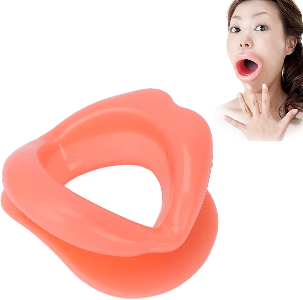 Lip Trainer, Oral Mouth Muscle Massage Tool Silicone Face Slimming Tightening Smile Trainer Lip Exerciser Face Slim Exerciser Muscle Lips Trainer Tightener Face Beauty Tools for