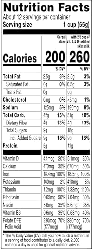 Quaker Mighty Life Multigrain Cereal, Very Vanilla, Bone Health Support, 22.3 Oz Family Size