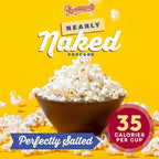 Popcornopolis Gourmet Popcorn, Nearly Naked Perfectly Salted, Sharing Size Bag - Simple Ingredients, Coconut Oil Popcorn, Non-GMO, Gluten-Free