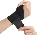 1pc Black Carpal Tunnel Wrist Brace, Adjustable Brace Night Support for Fitness, Right & Left Hands Weightlifting,Wraps for Women and Men
