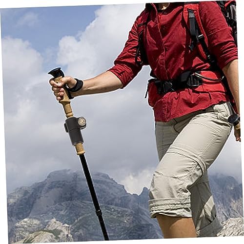 Trekking Pole Lock Fastener Buckle for Walking Sticks Easy to Install External Lock Compatible Various Trekking Poles and Climbing Sticks