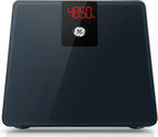 GE Bathroom Scale for Body Weight, Digital Weight Scales 500lb Heavy Duty Measuring Device for People Accurate BMI Weighing Machine with Bluetooth, Black