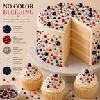 Confect Patriotic Sprinkles Mix – Red, White, Blue, Silver & Navy Pearl Dragees | 5-Pack Cake & Cupcake Decorations | 4th of July | Baking Toppers | Vegan, Gluten-Free, Nut-Free, Soy-Free, Dairy-Free, Palm Oil-Free, No Artificial Dyes - 5 Oz
