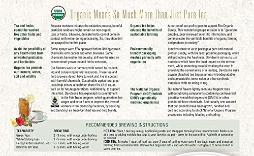 Davidson's Organics, Formosa Oolong, 100-count Unwrapped Tea Bags