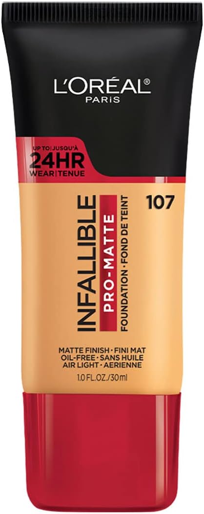 L'Oreal Paris Cosmetics Makeup Infallible Pro-Matte Liquid Longwear Foundation, Fresh Beige, 1 fl oz