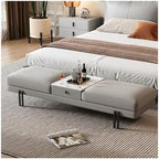uP9sF2mD Bench for Bedroom Bedroom End of Bed Storage Bench, Upholstered Velvet Metal, Window Seat Fireplace Toy with Drawer for of and Living Room End of Bed Bench(Gris,200 * 45 * 45cm)