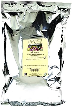 Starwest Botanicals Organic Lemon Balm Leaf C/S, 1 Pound