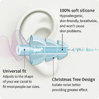 Earplugs for Sleeping,5 Pairs Noise Cancelling Silicone Earplugs for Sleeping Swimming Snoring Concerts