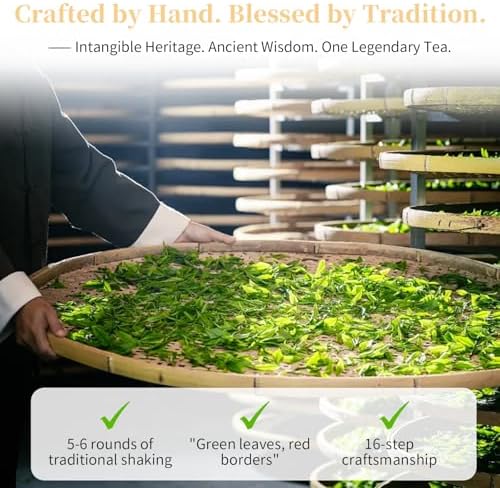XIXICHA Anxi Tie Guan Yin Oolong Tea Tieguanyin Tea Iron Goddess Oolong Tea Long Lasting Orchid Fragrance Premium Chinese tea High Mountain oolong Tea Grade AAA （100 cups）安溪铁观音 浓香型 5.29oz/150g