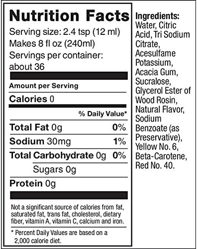 SodaStream Sparkling Drink, Diet Orange, 14.8 Fl Oz (Pack Of 2), 14.8 Fl Oz