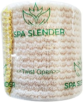 2-inch | Elastic Bandages by Spa Slender | Sports - Hook Loop Closure – Non-Latex - Compression - Injuries - Support | 6-Pack – up to 15 ft Stretched