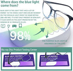 COJWIS 3 packs Progressive Multifocus Reading Glasses for Women Blue Light Blocking Reading Glasses Spring Hinge Readers