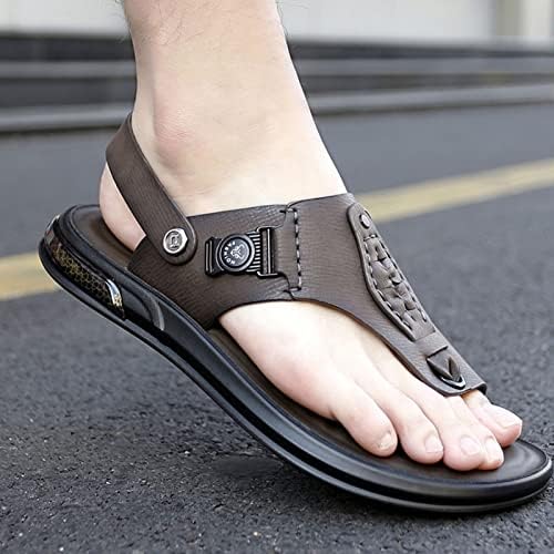 Men's Orthopedic Sandals, Sandals for Bunions, Big Toe Foot Correction Sandal,for Pain Relief Hallux Valgus Bunion Symptoms (Color : Bronze, Size : 7)