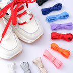 Shoelaces for Sneakers 1 Pair Athletic Shoelace Flat Shoe laces for Kids and Adults 27 Soild Colors in 24"-79"