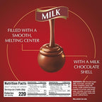 Lindt LINDOR Milk Chocolate Candy Truffles, Chocolates with Smooth, Melting Truffle Center, 8.5 oz. Bag
