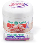 PhysAssist Oncology Glycerin Unscented Cream Deep Soothing Moisturizer. Made specially for those with Fragrance Intolerance after Radio and Chemo PLUS Peppermint Lip Balm