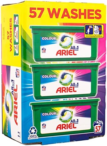 Ariel All in 1 Liquid Detergent Pods 58's Colours