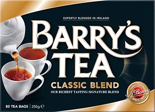 Barry's Tea, Classic Blend, 80-Count (Pack of 6)